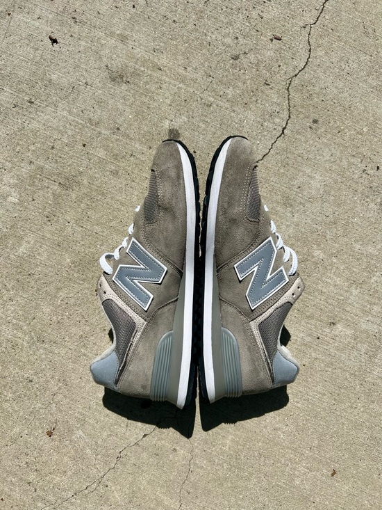 New Balance Other - New Balance Men's Gray Suede and Light Gray Mesh Sneakers